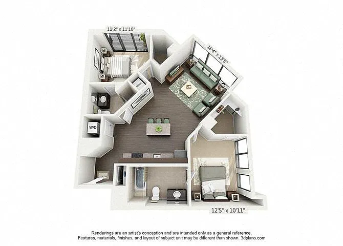 Floor plan B2A