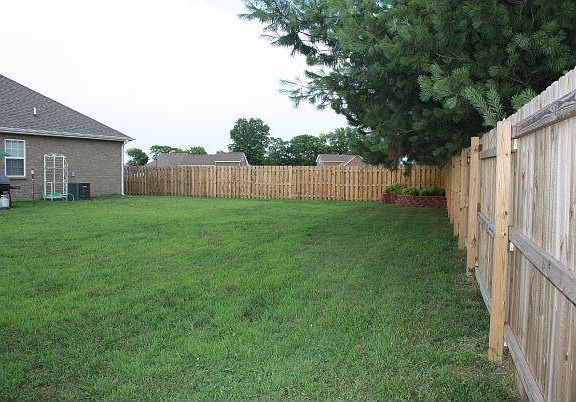 large backyard
