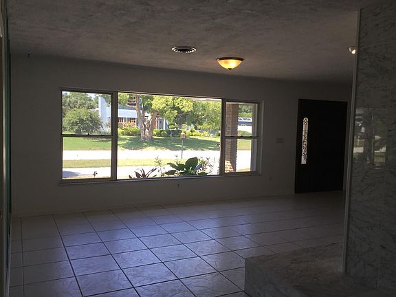 Front window in family room.