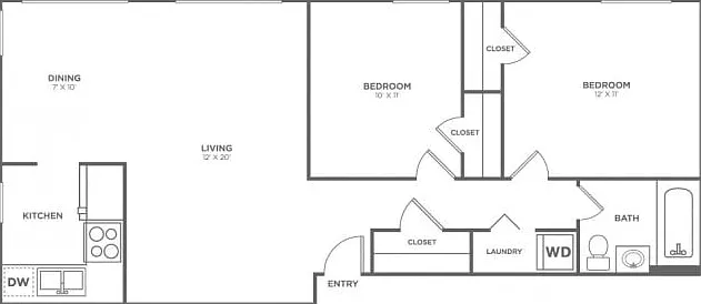 Long floor plan Long floor plan
