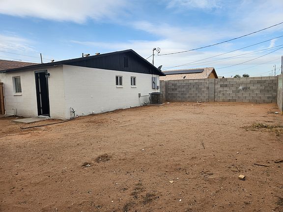 View of the backyard