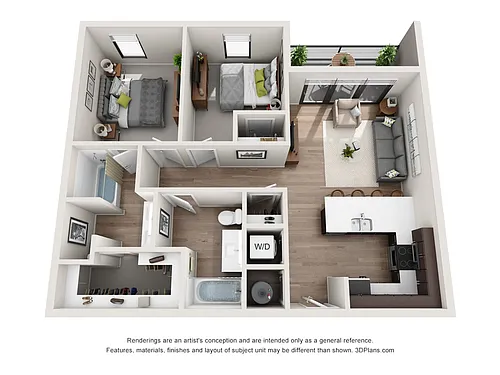 Floor plan 2B