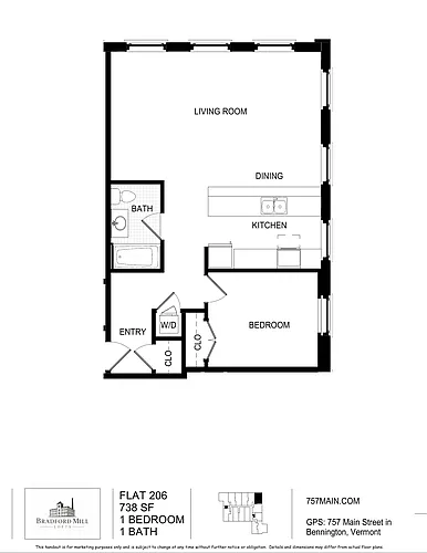Floor plan 206