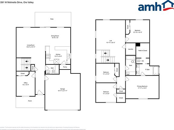 2nd image of 1281 W Molinetto Dr