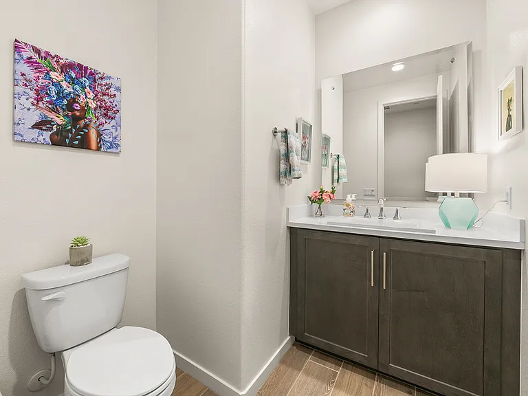 Hallway Powder Room