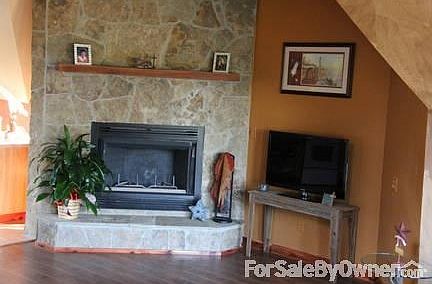 Stone Fireplace with Blower : Fireplace w/Blower cleaned spring 2014 by "The Chimney Sweep" 903-839-