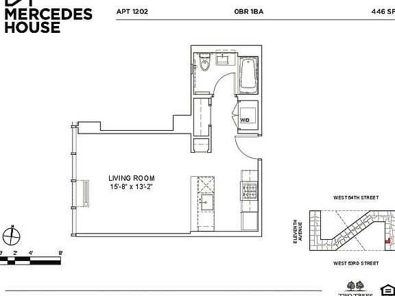 2nd image of 550 W 54th St APT 1202