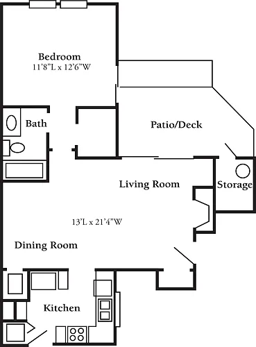 Floor plan Alderwood I (2nd Floor)