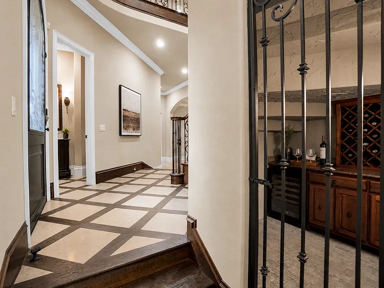 Entryway and Wine Grotto