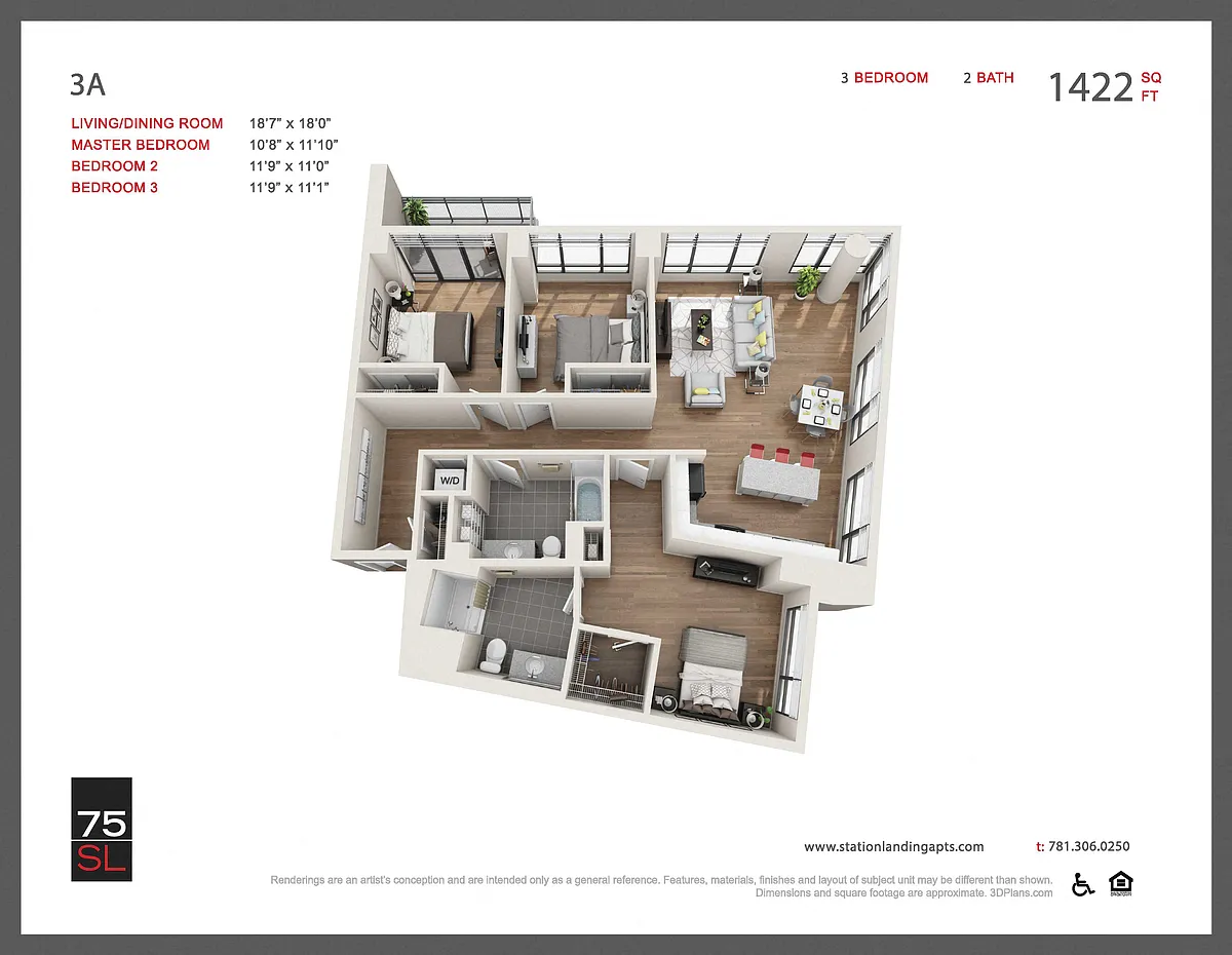 Floor plan 3A