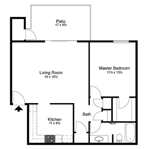 Floor plan 1D