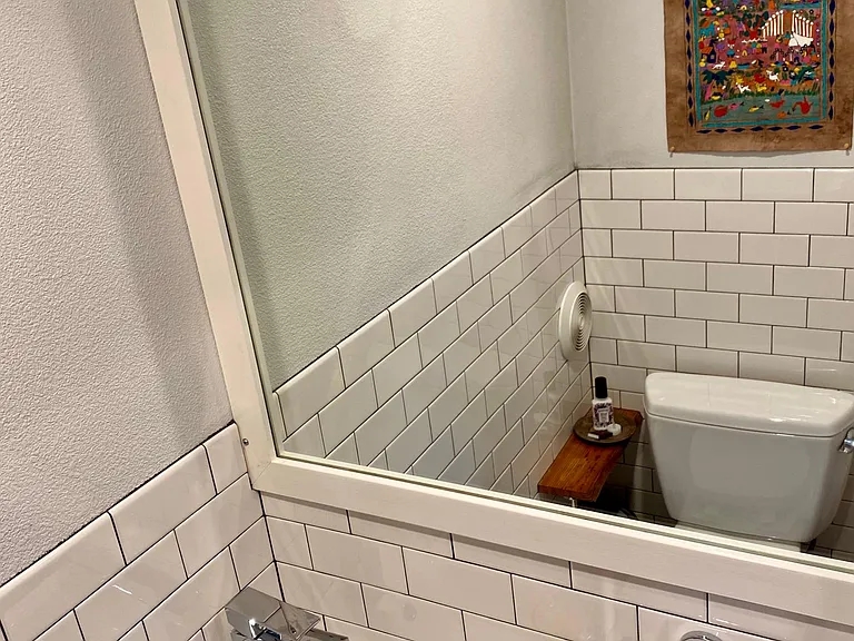 Downstairs half-bath.