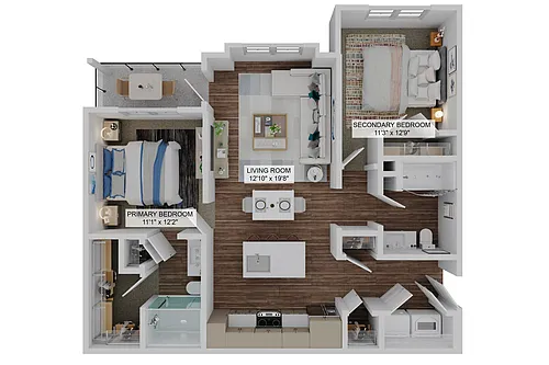 Floor plan The Captain Grand (B1a)