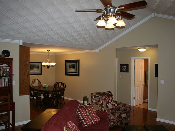 Vaulted Ceiling in Living