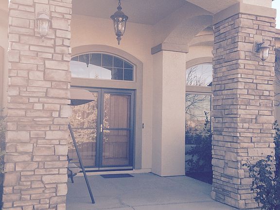 Front entryway-double doors