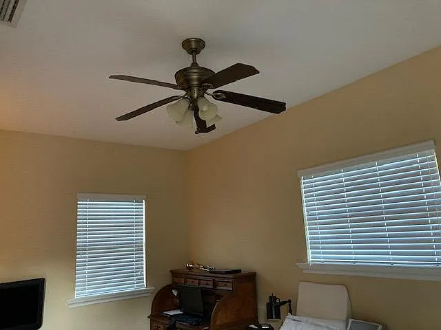 Ceiling Fan + Window AC Unit