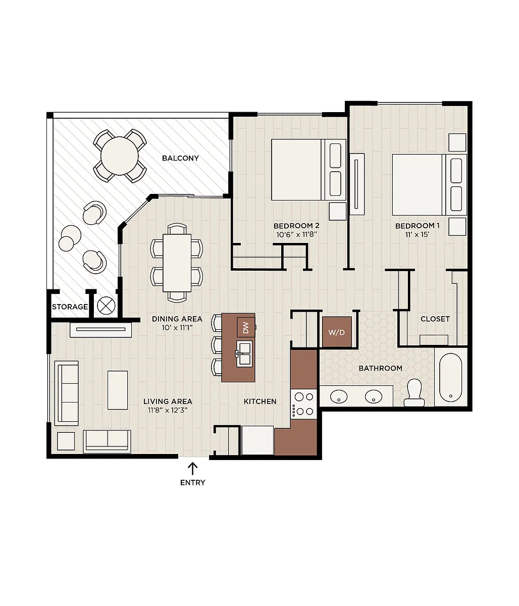 Floor plan Rain Lily