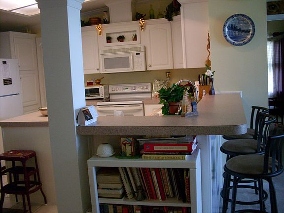 End of Bar in Kitchen