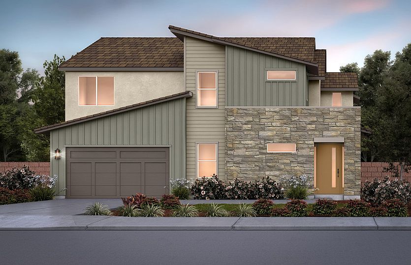 Plan 1 New West Elevation A