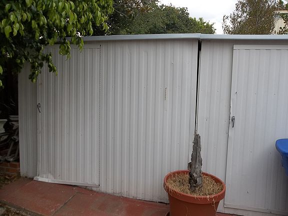 Two large storage sheds incl