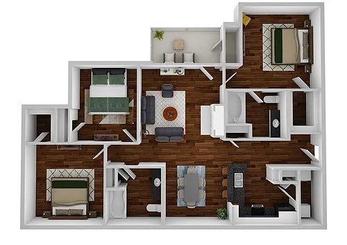 Floor plan C - Tennessee