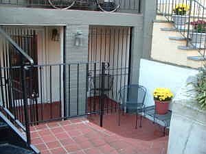 Patio entrance