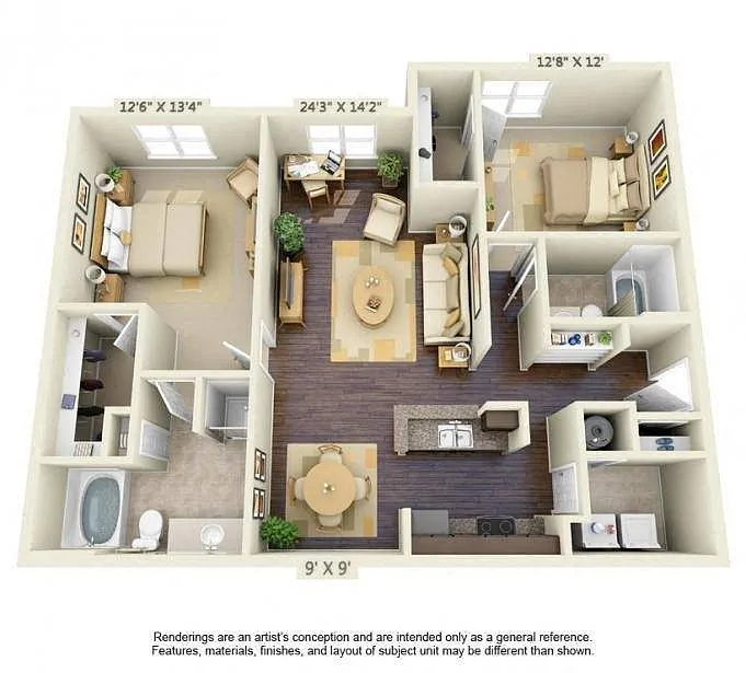 Floor plan Montreal
