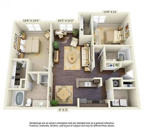 Floor plan Montreal