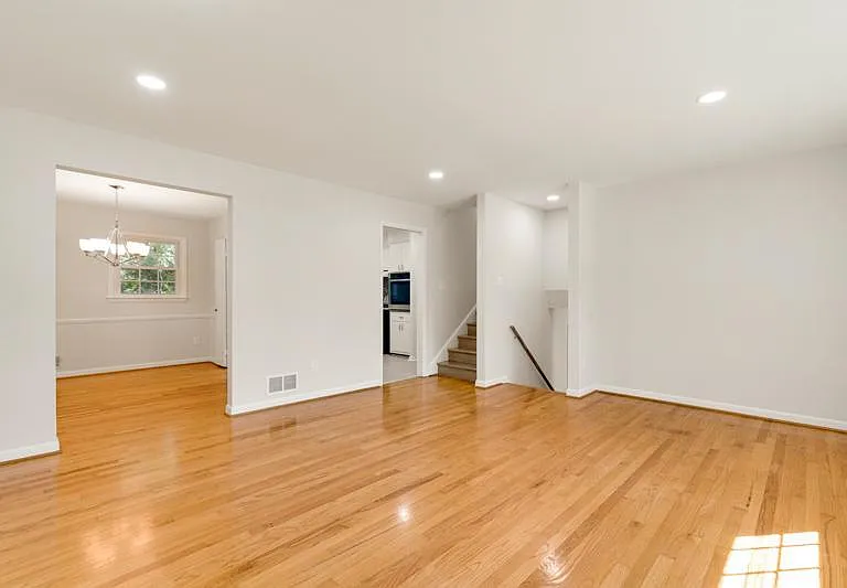 Upper Level Family Facing Kitchen and Dining Room