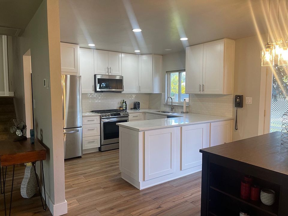 Kitchen and eating area