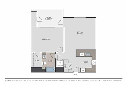 Floor plan Plan 1B