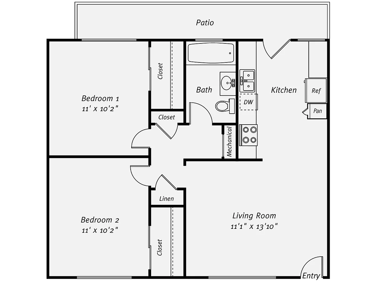 Floor plan B1