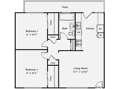 Floor plan B1