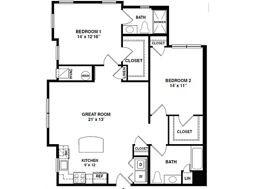 Floor plan Cobalt