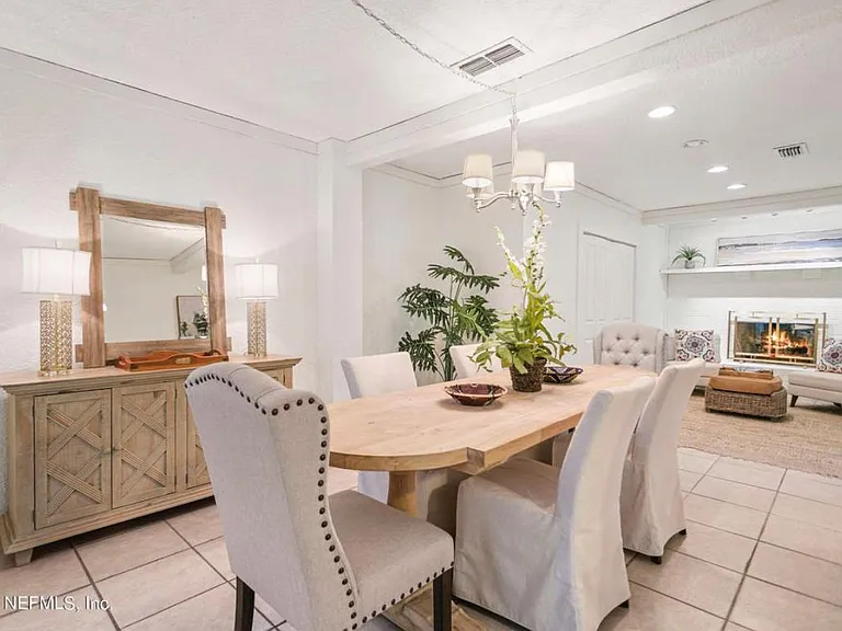 Dining room. Connects to kitchen and bonus living room (back of the house).