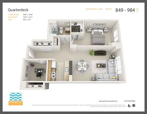 Floor plan Quarterdeck