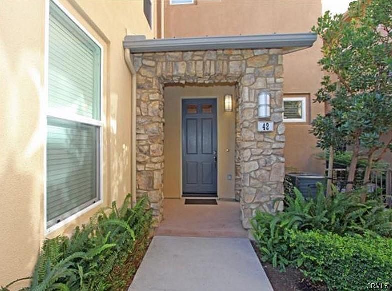 Front door of 42 Meridian Aliso Viejo