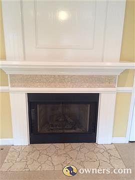 Fireplace in great room