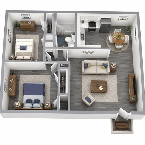 Floor plan 2/1