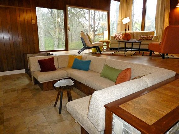 Original "pit" seating 