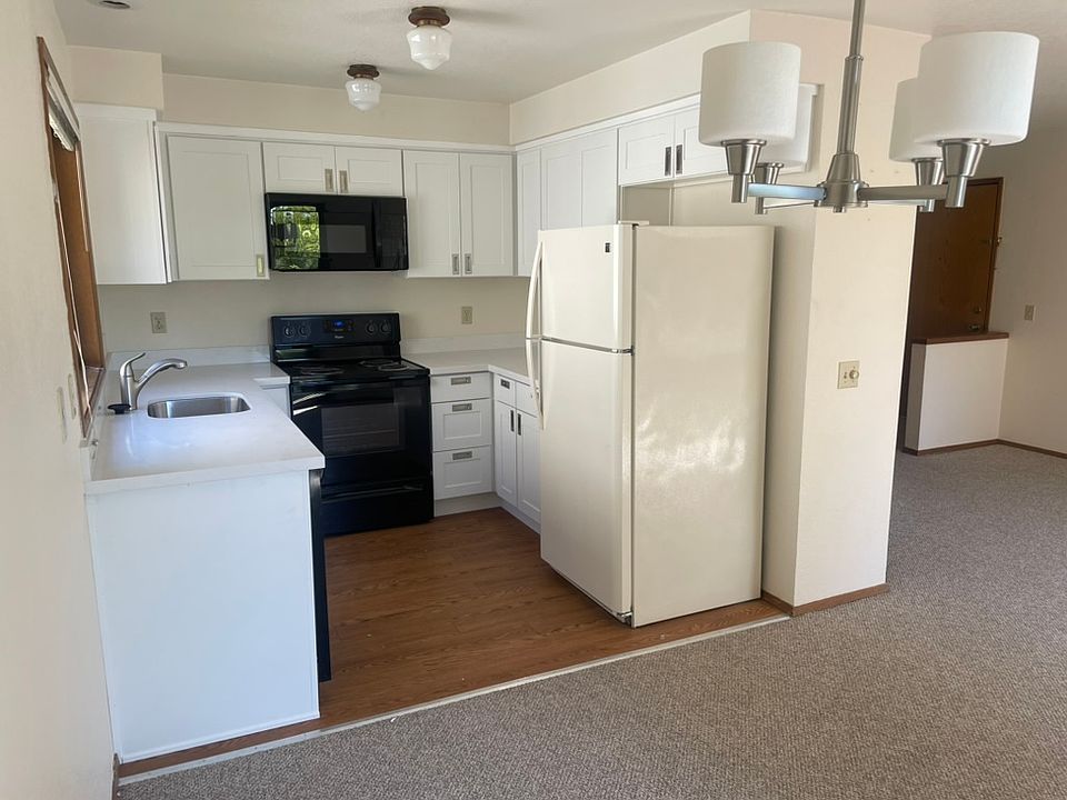 Kitchen adjacent to dining room