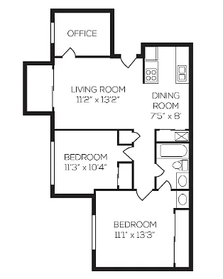 Floor plan B2