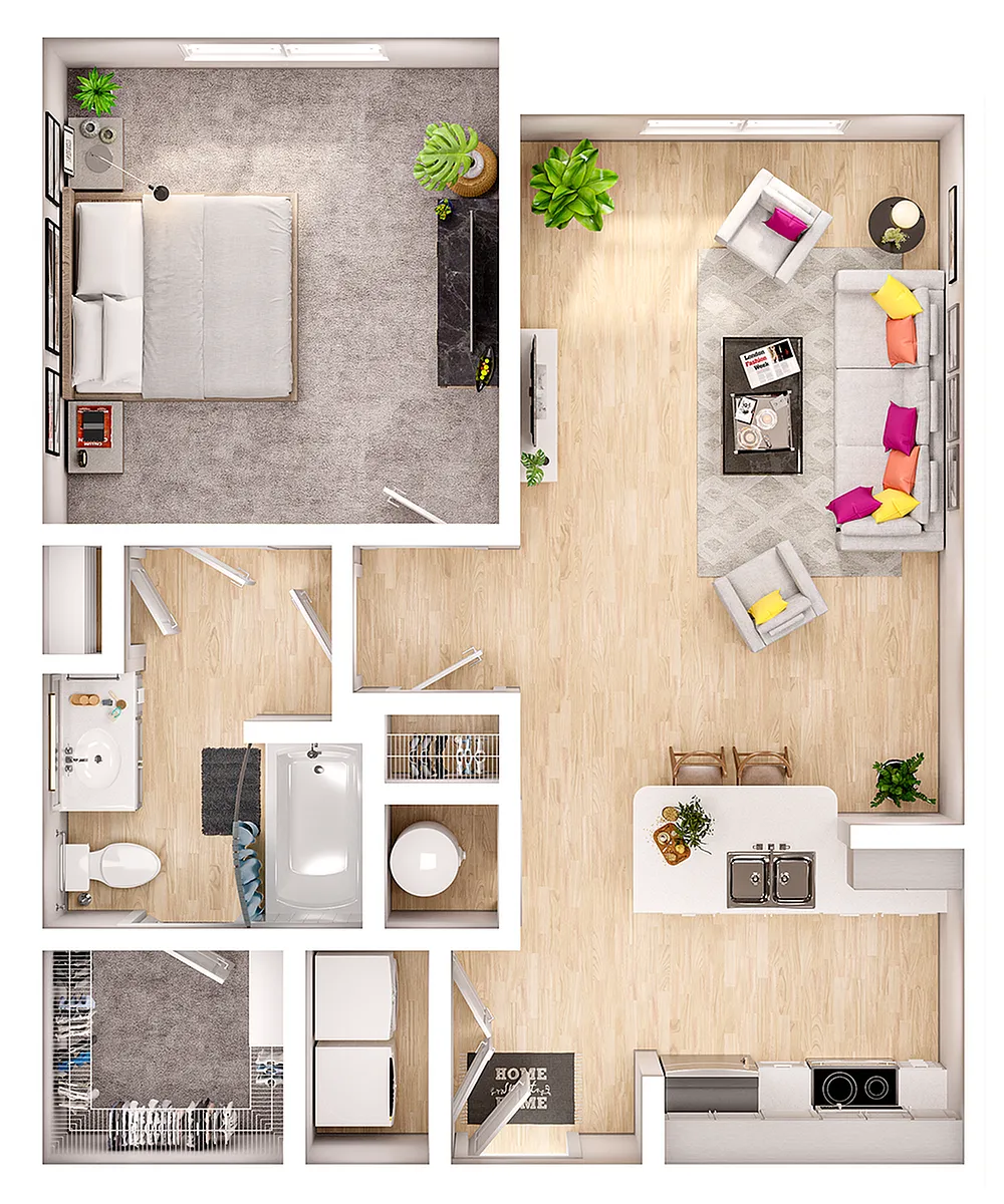 Floor plan A1B
