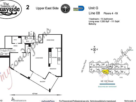 5th image of 2000 Towerside Ter APT 908