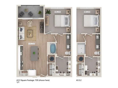 Floor plan A332