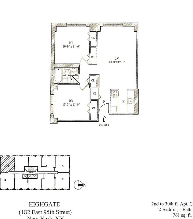 2nd image of 182 E 95th St APT 17C