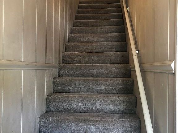 Stairs to upper apartment