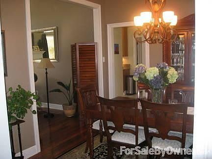 Dining room view from foyer.