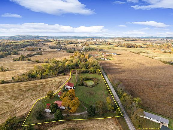 Aerial view of the 3.8 acres