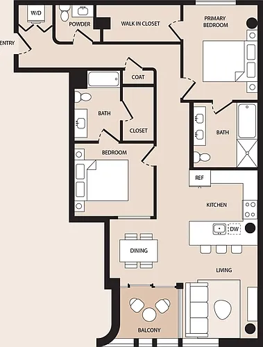 Floor plan Prairie Clover